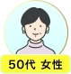 50代 女性