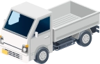 軽トラックのイラスト