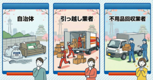 【2026年春】大阪市で引っ越し時の家具処分はどうする？業者・自治体の費用と手間を徹底比較