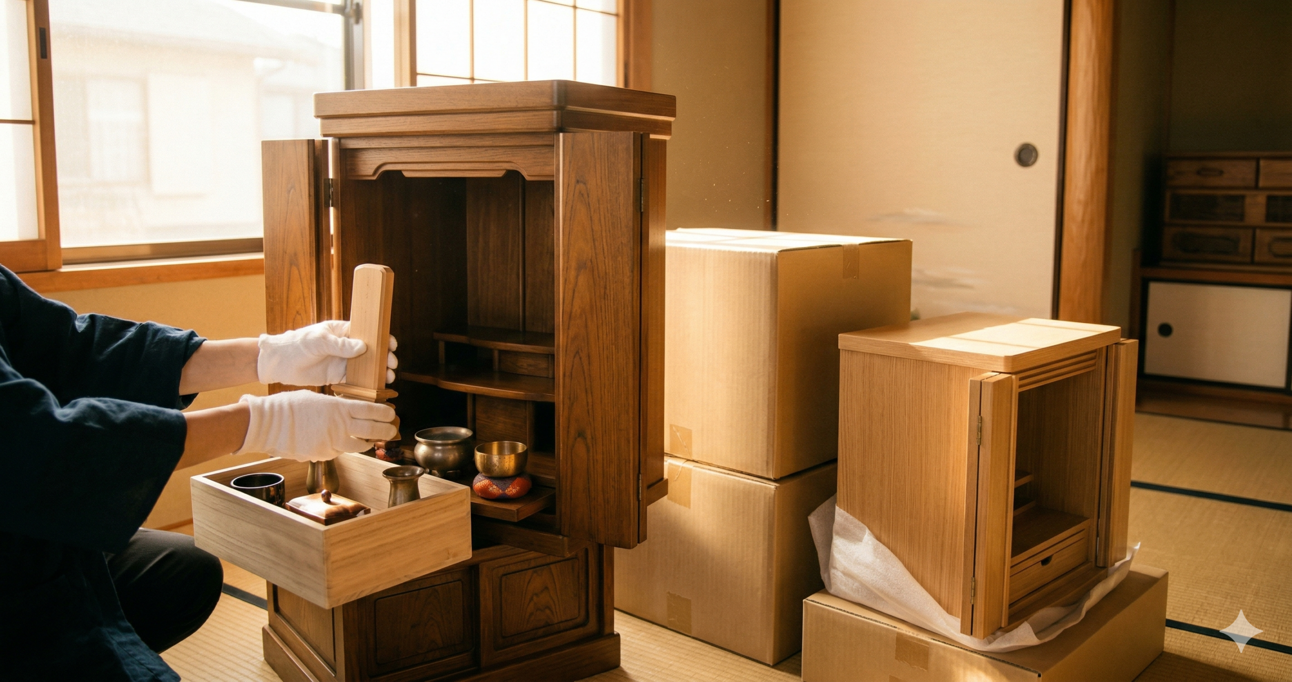 実家の仏壇どうする?後悔しない処分・移動方法と5つの選択肢