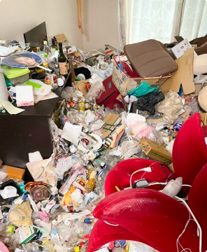 ゴミ屋敷の作業事例before